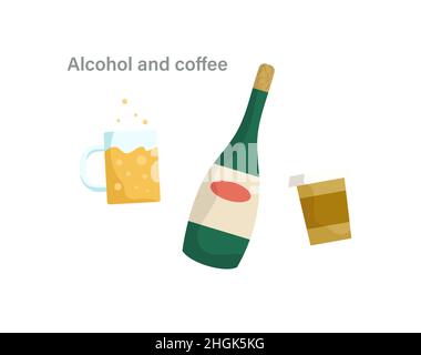Thyroid nutrition infographic element Stock Vector