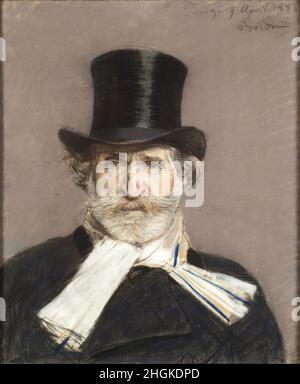 Ritratto di Giuseppe Verdi - 1886 - oil on canvas no info - Boldini Giovanni Stock Photo