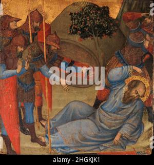 The Conversion of Saint Paul - 1391 92 - tempera su tavola fondo oro 30,2 x 29,5 cm - Aretino Spinello Stock Photo