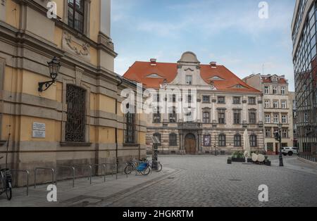 Collegium Anthropologicum at University of Wroclaw - Wroclaw, Poland Stock Photo