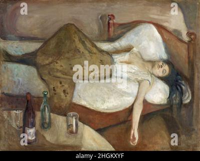 The Day After - 1894 - Oil on canvas 152 x 115 cm - Munch Edvard Stock Photo