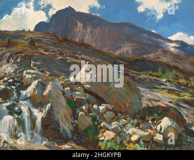 Simplon Pass - 1911 - Oil on canvas 71,8 x 92,6 cm - Sargent John Singer Stock Photo