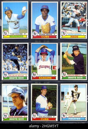 Baseball cards cubs hi-res stock photography and images - Alamy