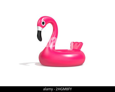 Pink flamingo, illustration Stock Photo