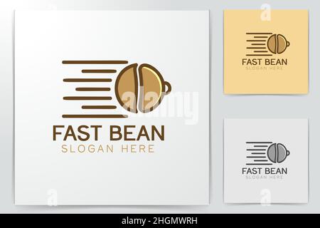 fast, plate, restaurant fast delivery logo Designs Inspiration Isolated on White Background Stock Vector