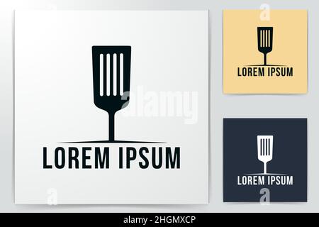 vintage chef master logo design Stock Vector