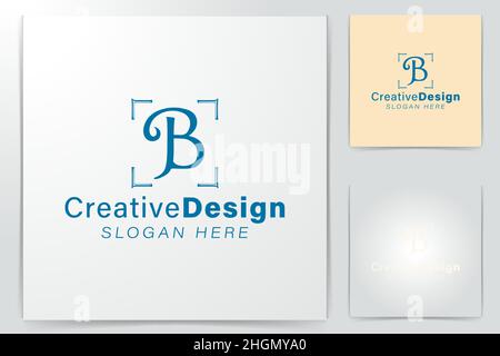 Initial letter J B Modern Logo Ideas. Inspiration logo design. Template Vector Illustration. Isolated On White Background Stock Vector