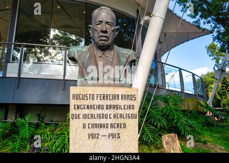 Bust of Augusto Ferreira Ramos. He was a Brazilian engineer who ...