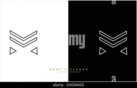 M,MM Abstract Letters Logo Monogram Stock Vector