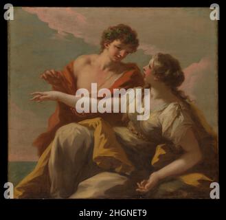Bacchus and Ariadne - by Giovanni Antonio Pellegrini, 1720's Stock