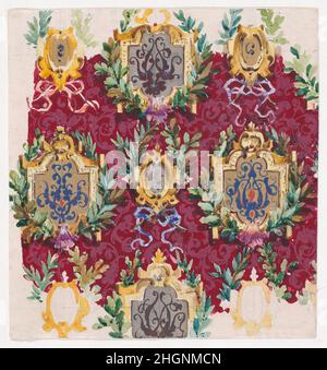 Traditional wallpaper - BONAPARTE - The Little Greene - baroque / damask /  fabric look