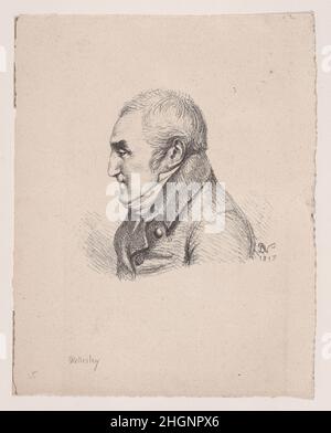 Portrait of Wellesley 1817 baron Dominique Vivant Denon French. Portrait of Wellesley. baron Dominique Vivant Denon (French, Givry 1747–1825 Paris). 1817. Lithograph. Prints Stock Photo