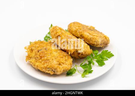 Turkish traditional Food kadinbudu kofte ( meatball ) rice and meat falafel. Traditional Mediterranean cuisine delicacies Stock Photo