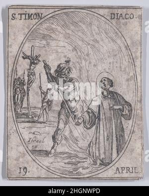 St Timon S. Timon, diacre (St. Timon, Deacon), April 19th, from