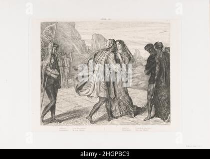 Théodore Chassériau. O My Fair Warrior!, plate five from Othello. 1844 ...