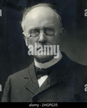 Portrait de Edouard Branly (1844-1940), physicien francais Stock Photo