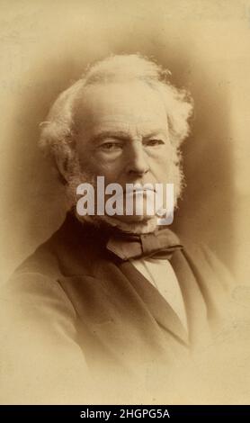 Portrait de George Gabriel Stokes ( 1819 – 1903 ), mathématicien et physicien britannique Stock Photo