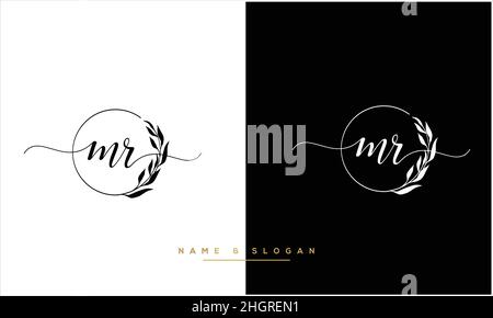 MS, SM Abstract Letters Logo monogram Stock Vector