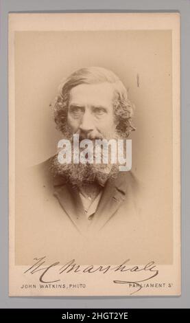 [William Calder Marshall] 1860s John and Charles Watkins British. [William Calder Marshall]. 1860s. Albumen silver print. Photographs Stock Photo