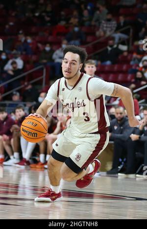 Conte Forum. 22nd Jan, 2022. MA, USA; Boston College Eagles guard ...