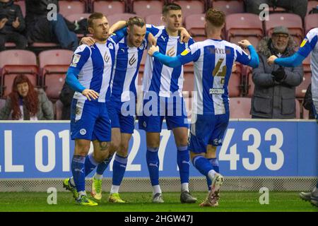 Wigan, UK. 22nd Jan, 2022. in Wigan, United Kingdom on 1/22/2022. (Photo by Mike Morese/News Images/Sipa USA) Credit: Sipa USA/Alamy Live News Stock Photo