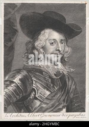 Portrait of Cardinal-Infante Ferdinand of Austria ca. 1710–38 Suzanne Elizabeth Silvestre Formerly incorrectly identified as Albert VII.. Portrait of Cardinal-Infante Ferdinand of Austria. Suzanne Elizabeth Silvestre (French, 1694–1738). ca. 1710–38. Engraving. Cardinal-Infante Ferdinand of Austria (Spanish, San Lorenzo de El Escorial 1609 or 1610–1641 Brussels). Prints Stock Photo