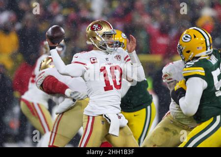 Green Bay, Wisconsin, USA. 22nd Jan, 2022. San Francisco 49ers