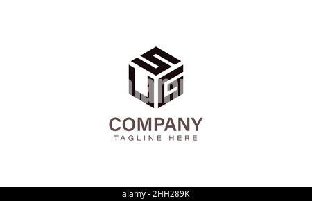 Letter SUG Logo, Three Letter Logo, Alphabet S U G Hexagon Shape Vector Icon Template Stock Vector