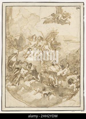Sketch for a Ceiling with an Allegory of Fortitude and Wisdom 1975 by ...