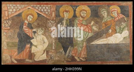 The Healing of the Blind Man and the Raising of Lazarus first half 12th ...