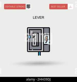 Physics effort weight icon simple vector. Work challenge. Success ...