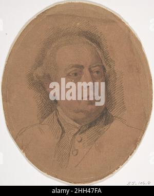 Frederick, Lord North 1764–1802 Francesco Bartolozzi Italian. Frederick, Lord North. Francesco Bartolozzi (Italian, Florence 1728–1815 Lisbon). 1764–1802. Black, red, and white chalk on laid paper prepared with wash. Oval.. Frederick North, 2nd Earl of Guilford (British, 1732–1792). Drawings Stock Photo