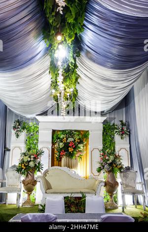 wedding highlight and decoration in indonesia Stock Photo