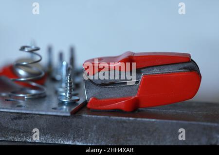 staple remover close-up still life Stock Photo