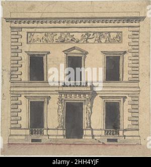 An architectural project by Claude-Nicolas Ledoux from 1789, depicting ...