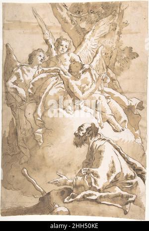 The Three Angels Appearing to Abraham by the Oaks of Mamre 1937 by