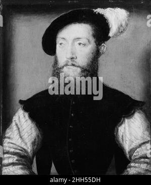 Charles de Cossé (1506–1563), Comte de Brissac Attributed to Corneille de Lyon Netherlandish The Comte de Brissac was an excellent soldier and a famous gallant known as 'le beau Brissac.'. Charles de Cossé (1506–1563), Comte de Brissac  435946 Stock Photo