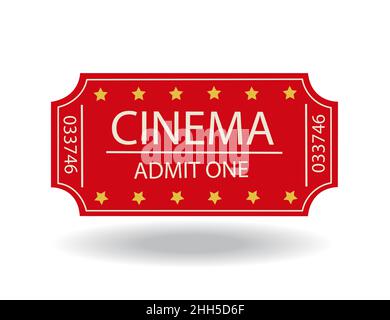 cinema tickets vector illustration Stock Vector