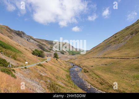 The Cwmystwyth valley in Ceredigion, Wales Stock Photo