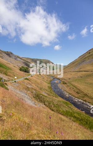 The Cwmystwyth valley in Ceredigion, Wales Stock Photo