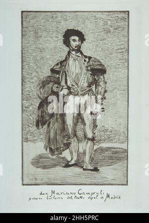 Don Mariano Camprubi (Le Baïlarin) 1862–63 Edouard Manet French. Don Mariano Camprubi (Le Baïlarin)  337400 Stock Photo