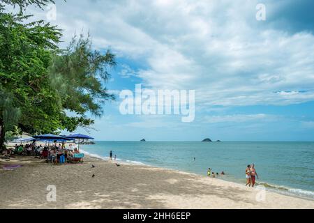 Sai Noi Beach in Khao Tao south of Hua Hin, Thailand Stock Photo