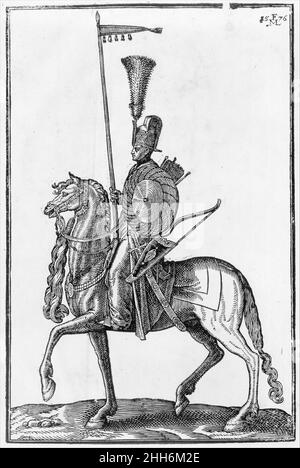 [Wohlgerissene und geschnittene Figuren ... ] ca. 1619–26 Melchior Lorck Danish. [Wohlgerissene und geschnittene Figuren ... ]  353392 Stock Photo