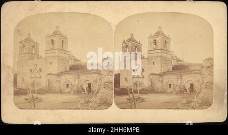 [Group of 4 Stereograph Views of California Missions] 1860s–1910s M. Rieder American. [Group of 4 Stereograph Views of California Missions]  288146 Stock Photo