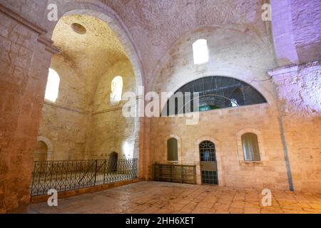 Tomb of prophet Samuel, Nabi Samwil mosque, Israel Stock Photo