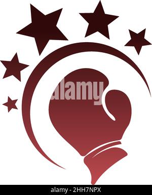 Boxing  logo icon design template illustration vector Stock Vector