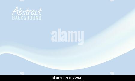 Abstract bluish background with light simple wave. Vector graphic pattern Stock Vector