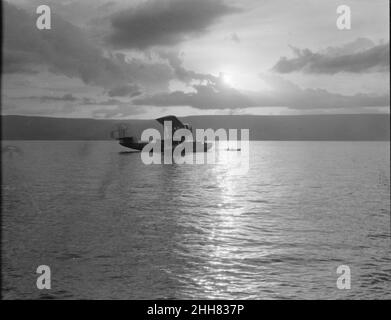 The Imperial Airways Flying Boat Satyrus Stock Photo Alamy