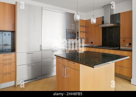 Residential Interior - Kitchen Stock Photo