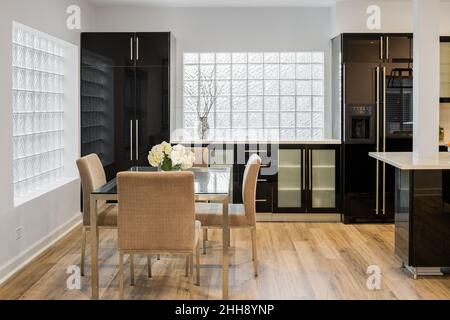 Residential Interior - Dining Room Stock Photo